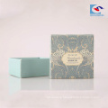 Custom recycled cosmetic rigid cardboard paper box gift packaging for hand made soap